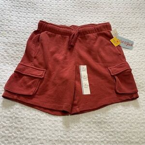 Cat & Jack Boys Rust Cargo Shorts ~ Size 
Large 10/12 NWT